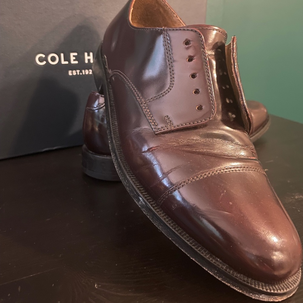 Used Cole Haan Men’s leather dress shoes sz 8.5